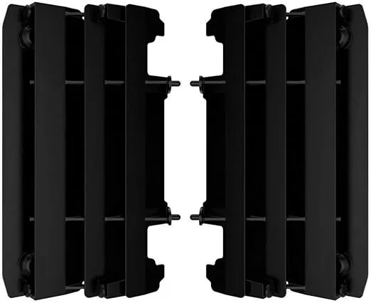 Polisport Radiator Louvers for Yamaha YZ 125/250 (2005-2020) - OEM Quality for Superior Fit & Durable Protection - One Pair (Black)