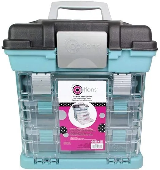 Creative Options 1363-83 Grab N' Go Rack System, Soft Blue,Medium