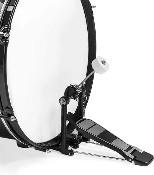 Best Choice Products 5-Piece Full Size Complete Adult Drum Set w/Cymbal Stands, Stool, Drum Pedal, Sticks, Floor Tom (Black)