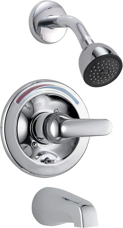 Delta Faucet T13691 Classic 13 Series Tub and Shower Trim - Push Button Diverter (Valve sold separately), Chrome