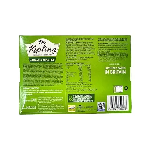 Mr Kipling Bramley Apple Pies 6