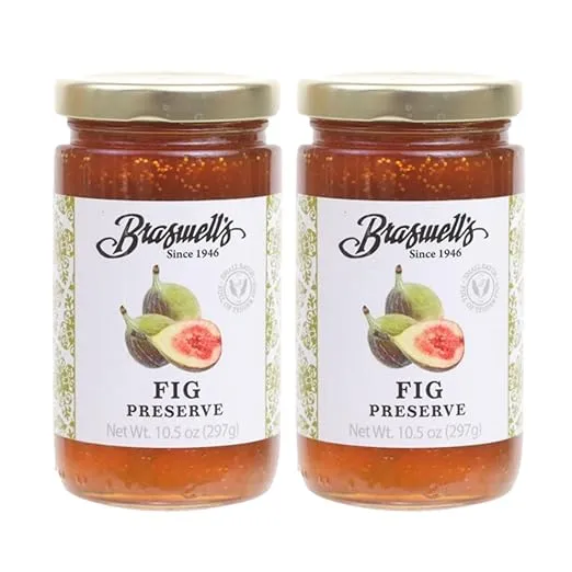 Braswell's Pure Fig Preserves 10.5 OZ (Pack of 2)