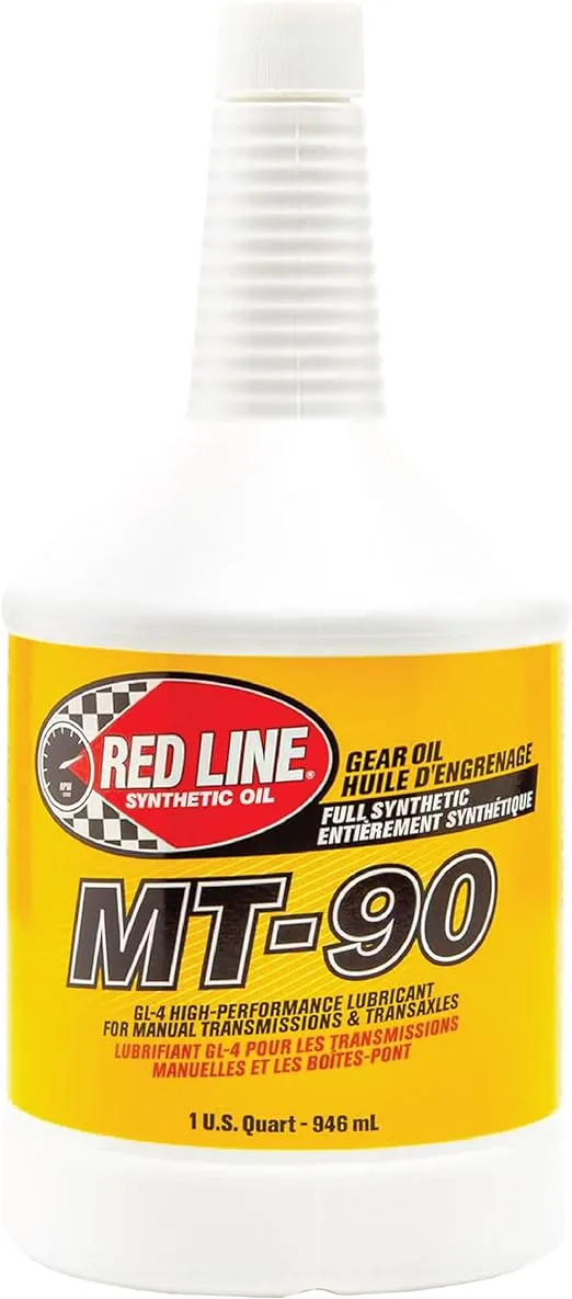 Red Line (50304) MT-90 75W-90 GL-4 Manual Transmission and Transaxle Lubricant (MTL) - 1 Quart.