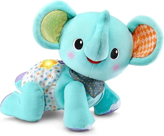 VTech Baby Explore and Crawl Elephant, Teal