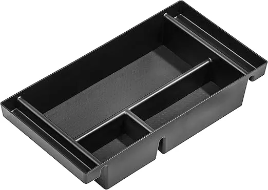 Vehicle OCD - Center Console Organizer Tray for Chevy Silverado 1500 / GMC Sierra 1500 (2019-2021) and 2500/3500 HD (2020-2023) (full console w/bucket seats ONLY) - Made in USA - SLX153