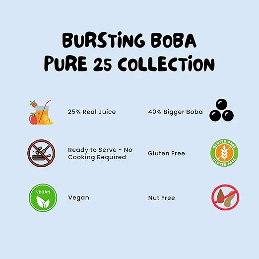 Bossen Bursting Boba Pure25 (Kiwi, 7.04 Pound (Pack of 1))