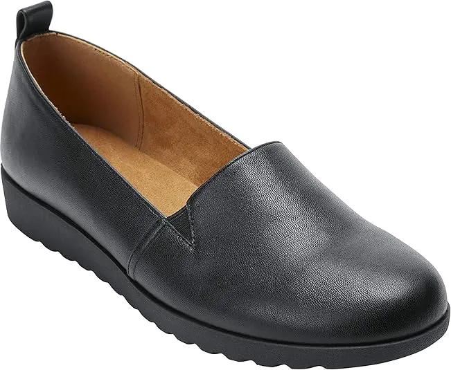 Comfortview Women's Wide Width The June Flat