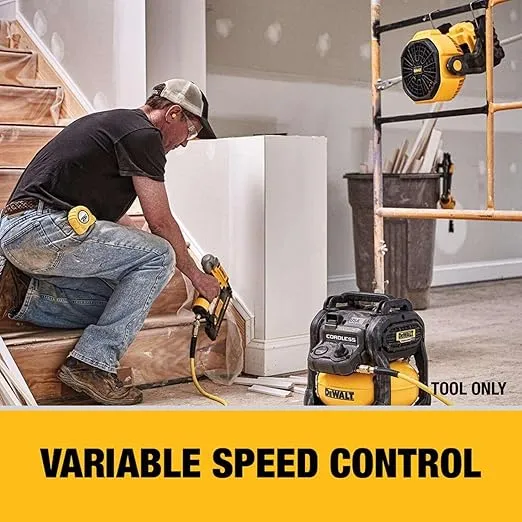 DEWALT 20V MAX Jobsite Fan, Cordless, Portable, Bare Tool Only (DCE512B)