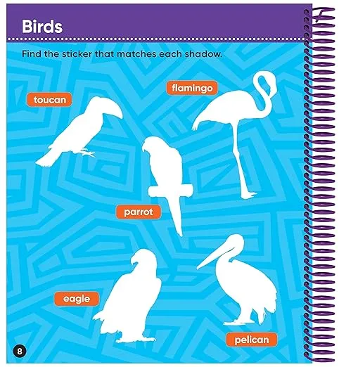 Brain Games - Sticker by Number: Safari Animals (For Kids Ages 3-6): A Kid's Sticker Activity Book With More Than 150 Stickers!