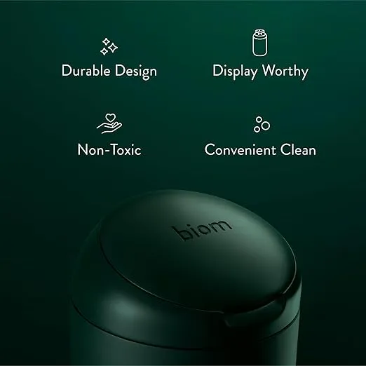 Wipes Dispenser | Refillable Wipes Holder Sanitizing, All Purpose, & Flushable Wipes | BPA-Free Disinfecting Wipes Container (Hunter Green) - Wipes Not Included