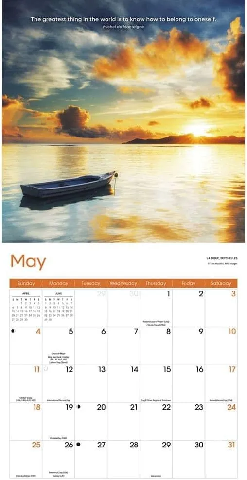 Carousel Calendars, Solitude 2025 Wall Calendar