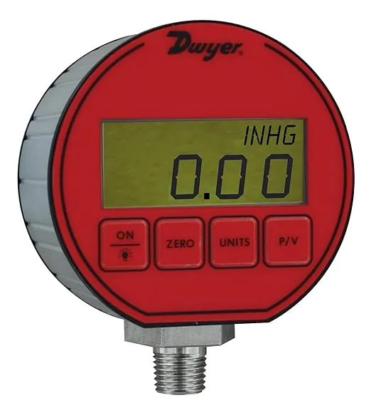 Dwyer® Digital Pressure Gage, DPG-108, 0.25% Accuracy, 0-500 psi