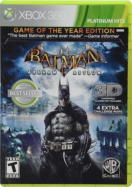 Batman: Arkham Asylum - GOTY - Xbox 360 (Renewed)