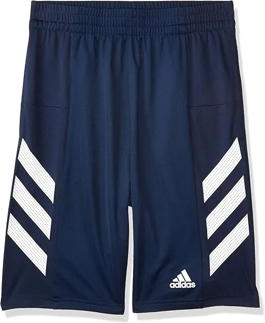 adidas Boys' Little Athletic Shorts, PRO Sport 3S Collegiate Navy, 7