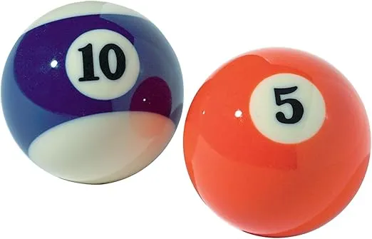 Viper Billiard Master 2-1/4" Regulation Size Billiard/Pool Balls, Complete 16 Ball Set