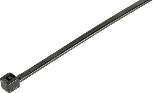 GTSE 8 Inch Black Zip Ties, 100 Pack, 18lb Strength, UV Resistant Strong Nylon Cable Ties, Self-Locking 8" Tie Wraps