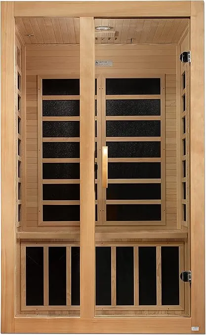 Maxxus Santiago 2-Person Low EMF (Under 8MG) FAR Infrared Sauna, Curb Side Delivery