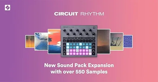 Novation Circuit Rhythm: Sampler and groovebox with eight sample tracks for making and performing beats