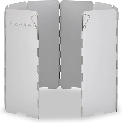 Solo Stove Solo Aluminum Windscreen: for Use and Other Backpacking Stoves, Camping Stoves, Butane Stoves, Alcohol Stoves Product Name