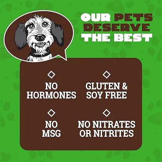 etta says! Big Yumm Sticks - Real Meat Beef Dog Jerky Treats - Human Grade - Made in The USA (24 Count Pack of 1)