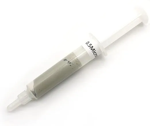 TEMO 0.5 Micron 30,000 Grit 5 Gram Diamond Lapping Paste Polishing Compound Syringe Final Finish for Jewelry, Metal, Ring, Gemstone, Glass, Coin