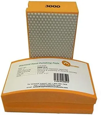 DHPSET Diamond Hand Polishing Pads for Stone