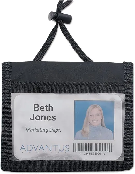Advantus Horizontal ID/Convention Neck Pouch (AVT75452)