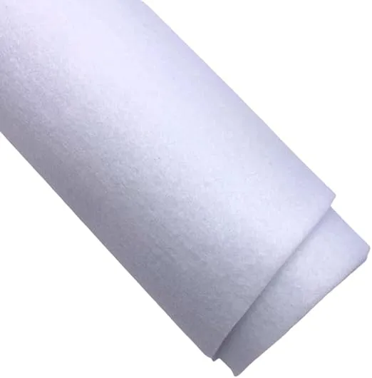 Ice Fabrics Craft Felt Fabric by The Yard - 72" Wide & 1.6mm Thick Acrylic Felt - Soft and Durable Snow White Felt Fabric for DIY Arts & Crafts, Decorations and More - 20 Yards Snow White