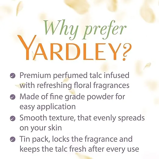Yardley Sandalwood Perfumed Talc, 250 g