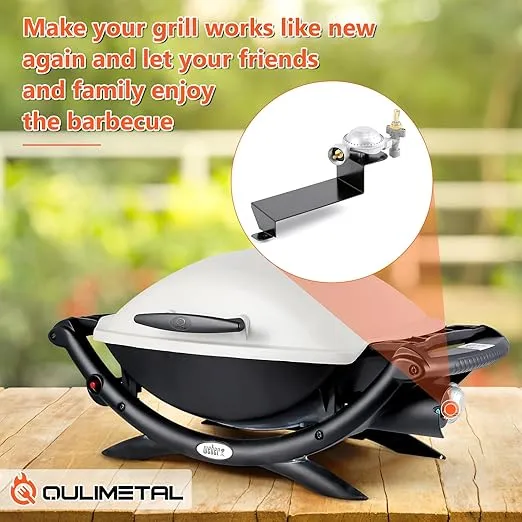 QuliMetal Gas Grill Valve Regulator for Weber Q2000, Q2200 Q200, Q220 Series Gas Grills - Gas Regulator Replacement for weber Grill Parts 80476 64865 for Weber Q200/Q2000 Series