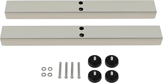 WarmlyYours Ibiza Towel Warmer Freestanding 6-Bar Heated Rack, Polished Stainless Steel, Plug-in with Built-in Timer for Luxurious Bathroom Decor, 65W