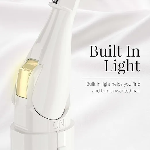 Remington Smooth & Silky Facial Pen Trimmer, Women's Detail Trimmer, MPT3800SSH Color: White