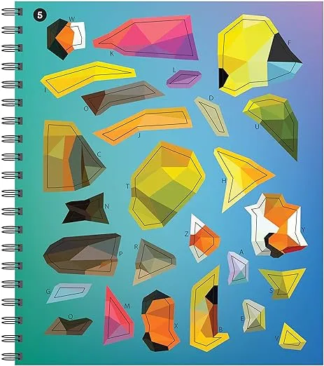 Brain Games - Sticker by Letter: Ocean Fun (Sticker Puzzles - Kids Activity Book)