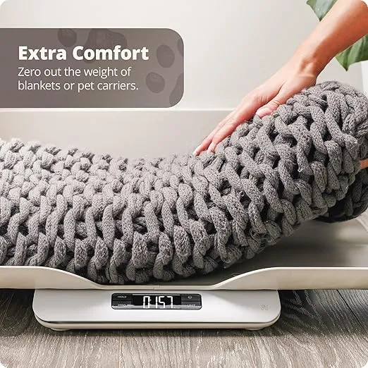 Greater Goods Digital Pet Scale, Accurately Weigh Your Kitten, Rabbit, or Puppy with a Wiggle-Proof Algorithm, Great Option as a Scale for Small Animals, Designed in St. Louis