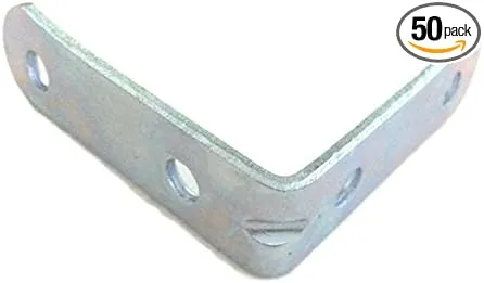 MPJ Corner Brace "L" Shaped Corner Joint Right Angle Brackets Fastener, Size and Quantity Options (100, 2"x2")