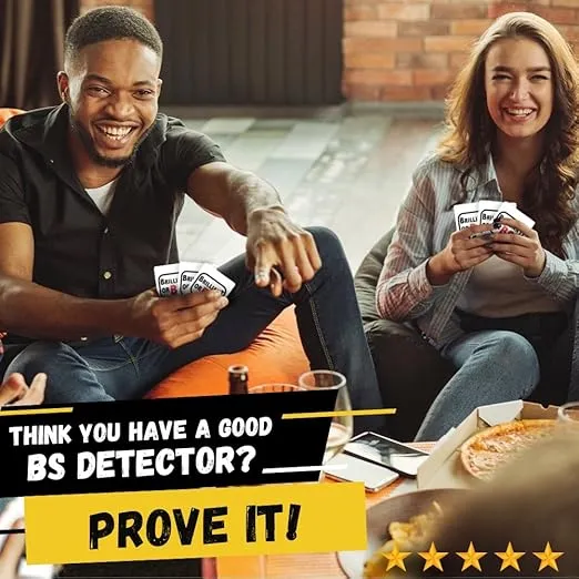 Brilliant or BS? - A Trivia Game for Know-it-Alls and Big Fat Liars - Fun Bluffing Trivia Game for Friends & Family