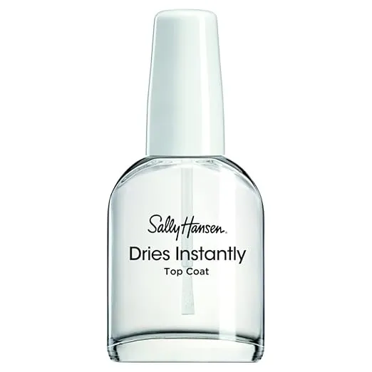 Sally Hansen Insta-Dri®, Dries Instantly Top Coat, Quick Dry, Long Lasting, Streak-Free Shine, Clear Nail Polish