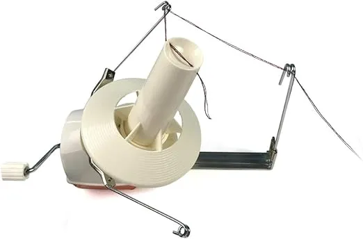 Large Yarn Ball Winder,Jumbo Metal Fiber/Wool/String Ball Winder 500g (Without Yarn Guide, Hand Operated)