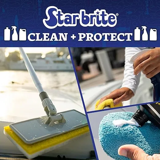 STAR BRITE Spider & Bird Stain Remover Spray - Quickly Dissolve Bird Droppings & Clean up Spider Mess - Won't Remove Polish or Wax (095122SS)