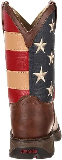 Kid's Patriotic Western Flag Boot