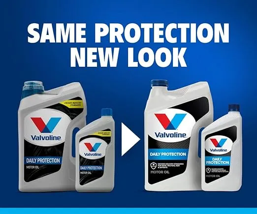 Valvoline Daily Protection SAE 40 Conventional Motor Oil 1 QT, Case of 6 (Packaging May Vary)