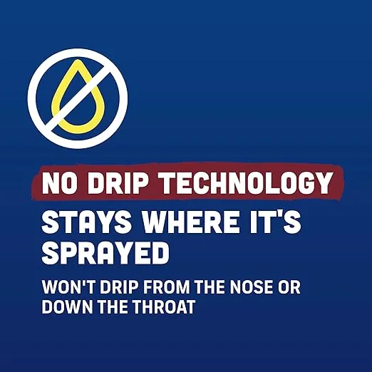 AFRIN No Drip Night Pump Nasal Mist - Fast and Powerful Relief from Nasal Congestion, Chamomile, 0.5 Fl Oz (Pack of 1)