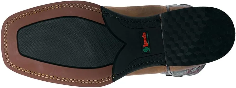 Laredo Mens Lodi Square Toe Casual Boots Mid Calf - Brown