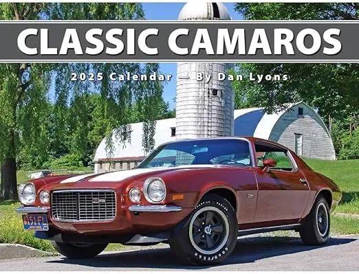 Tide-Mark, Classic Camaros 2025 Wall Calendar