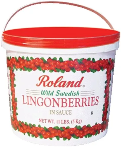 Roland Wild Lingonberries In Sauce, 11-Pounds