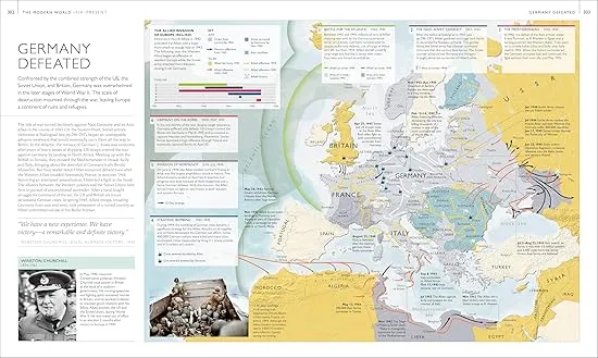 History of the World Map by Map (DK History Map by Map)