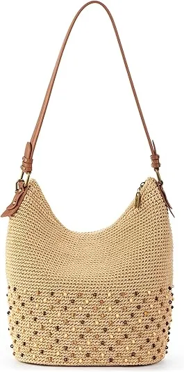 The Sak Sequoia Hobo Bag - Hand Crochet Large Women's Purse for Everyday & Travel - Durable Handbag & Tote With Zipper Pocket