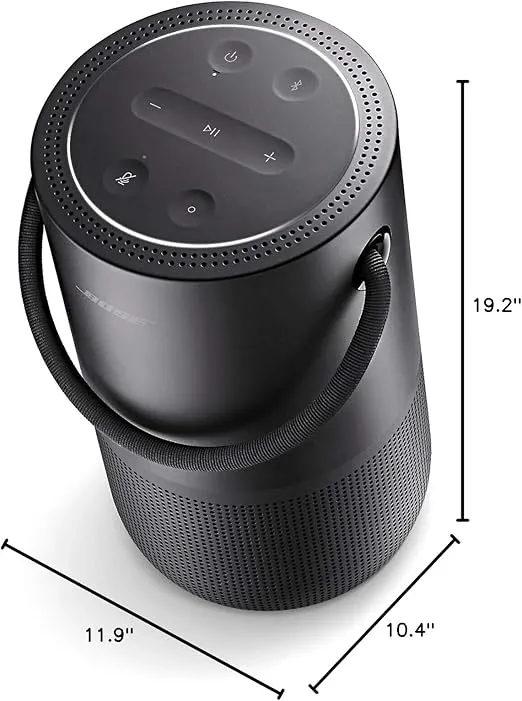 Bose Portable Smart Speaker — Wireless Bluetooth Speaker with Alexa Voice Control Built-In, Black