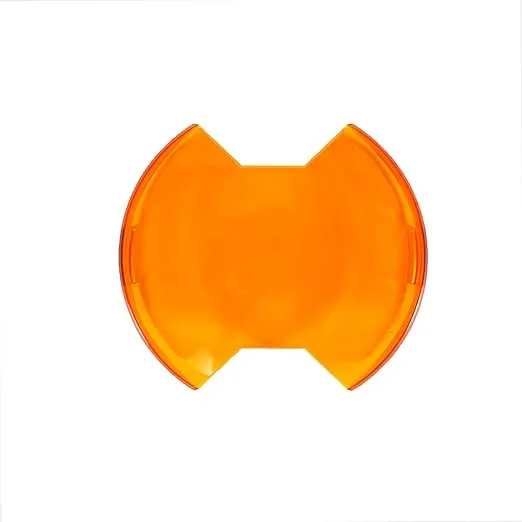 KC HiLiTES 5104 6" SLIMLITE LED - Light Shield - Amber