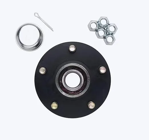 Carry-On Trailer 5-Bolt Hub Assembly with 1-1/16-In Bearings - 1,250 lb Weight Capacity, 155T